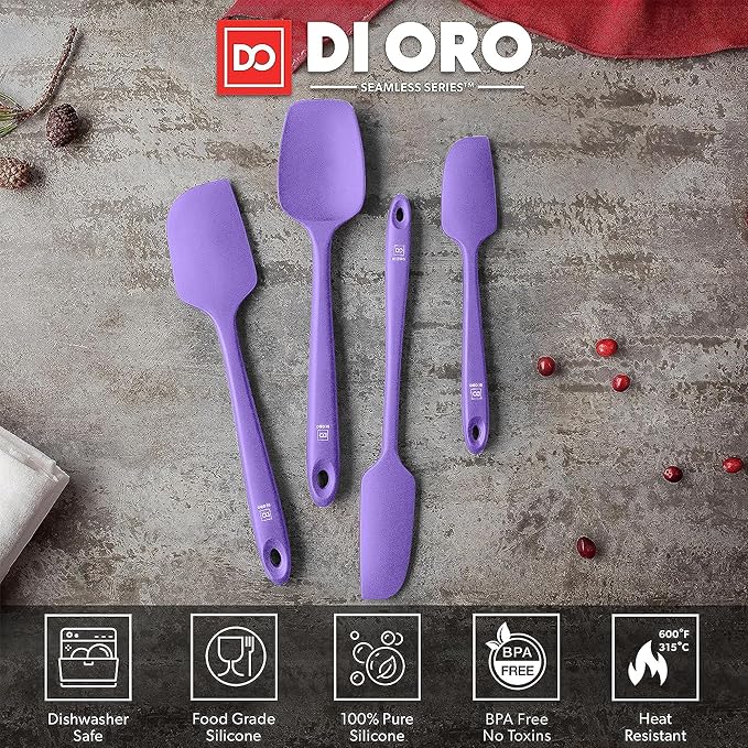 DI ORO Silicone Spatula Set - Image 3