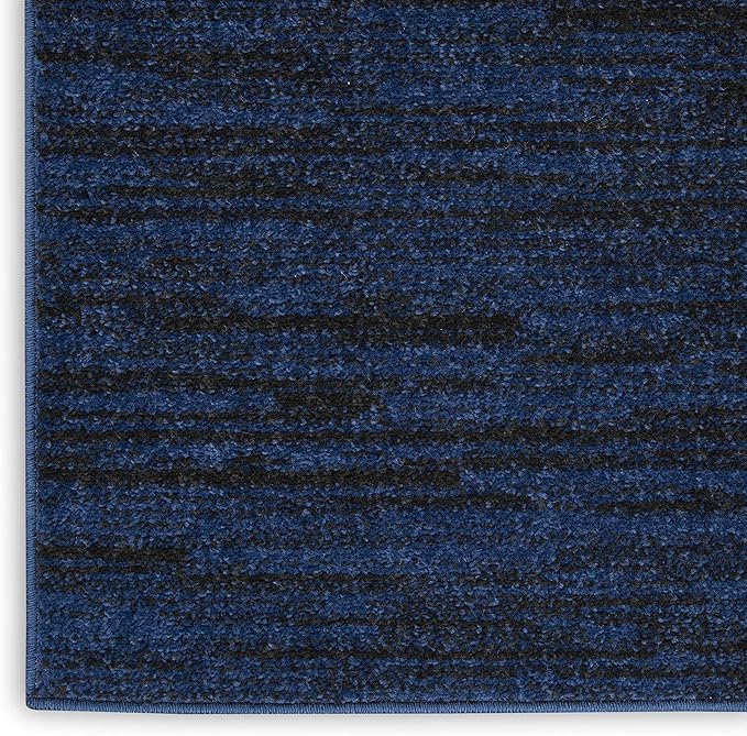 Nourison Home Nourison Essentials Midnight Blue 3' x 5' Area Rug - Image 5