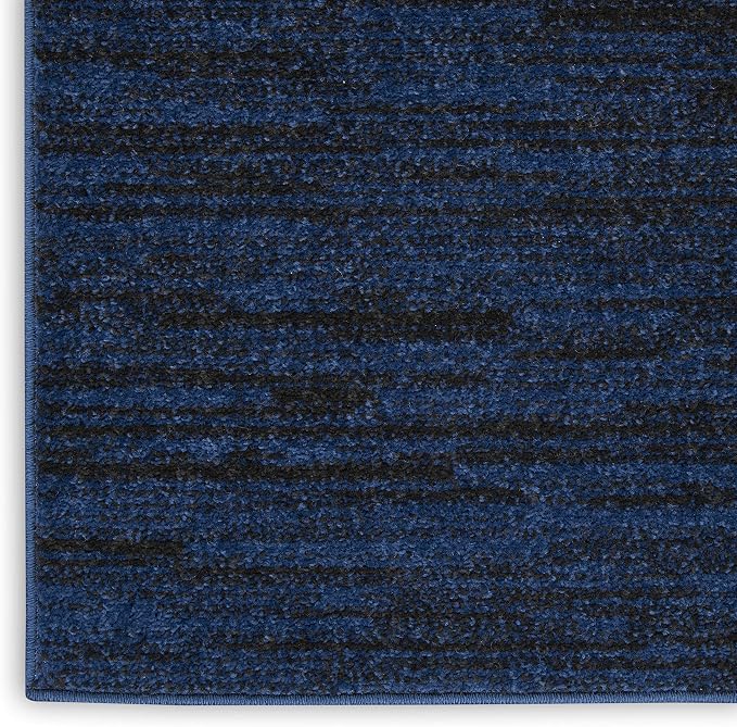 Nourison Home Nourison Essentials Midnight Blue 7' x 10' Area Rug - Image 7