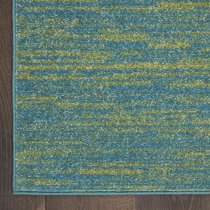 Nourison Home Nourison Essentials Blue Green 10' x 14' Area Rug - Image 7