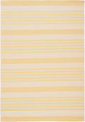 SAFAVIEH Courtyard Collection 6'7" x 9'6" Gold/Beige CY6062 Stripe Indoor/ by Unknown
