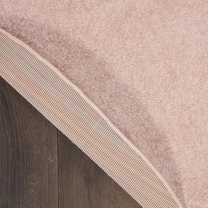 Nourison Home Nourison Essentials Pink 6' x Round Area Rug - Image 5