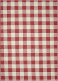 Garland Rug Country Living – Checkered Buffalo Plaid Design, Non-Slip Rubberback by Garland+Rug