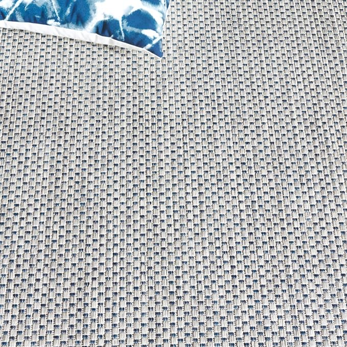 SAFAVIEH Courtyard Collection 2'3' x 16' Grey/Navy CY8521 Indoor/ Outdoor Patio - Image 6