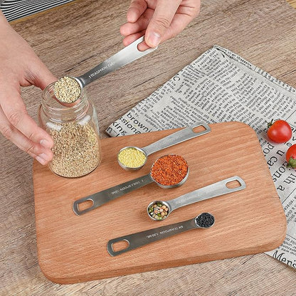 Stainless Steel Measuring Cups and Spoons Set, 18/8 Steel Material Heavy Duty 5 - Image 8