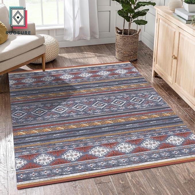 RUGSURE Washable Area Rugs 5' x 7' - Image 3
