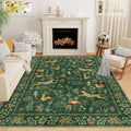 DUKINO 9x12 Rug, Washable Animal Living Room Rug by DUKINO