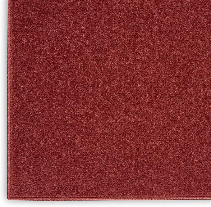 Nourison Home Nourison Essentials Brick Red 2' x 4' Area Rug - Image 6