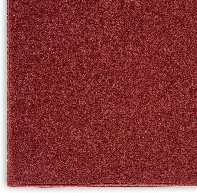 Nourison Home Essentials 5' x 7' Brick Red Outdoor Indoor/Outdoor Rug - Image 7
