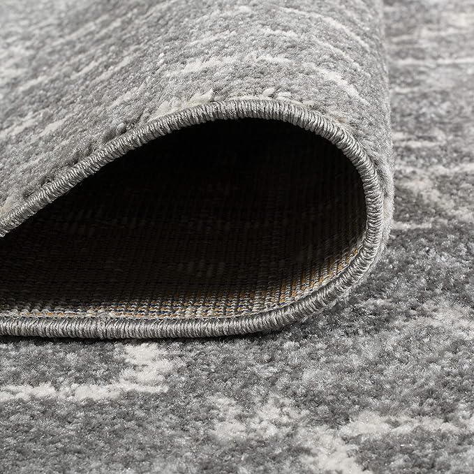 JONATHAN Y Boho Vintage Diamond Gray/Ivory Indoor Area Rug 10X13 ft, Moroccan - Image 4