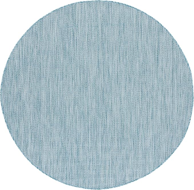 SAFAVIEH Outdoor Round Rug 6'7" - Image 2