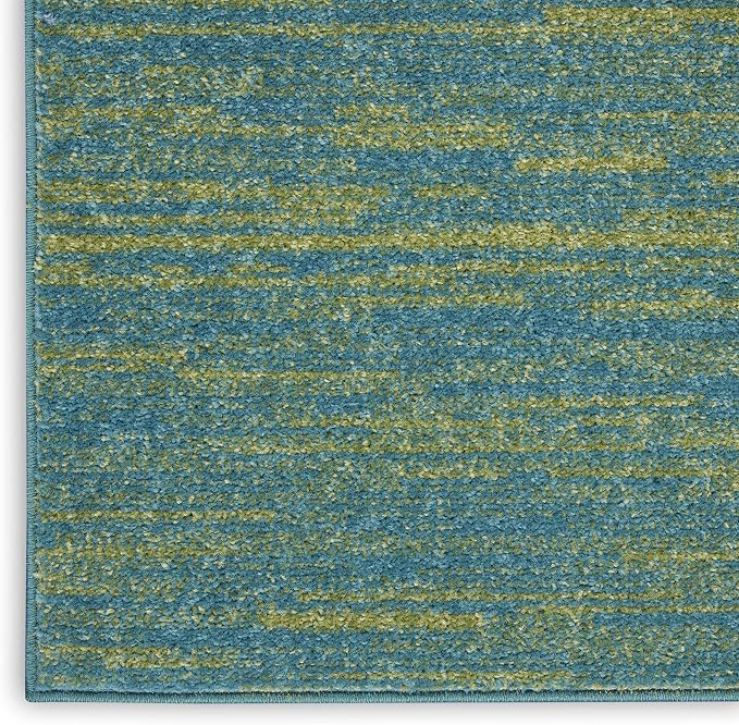 Nourison Home Nourison Essentials Blue Green 10' x 14' Area Rug - Image 8