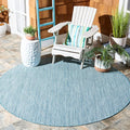 SAFAVIEH Outdoor Round Rug 5'3" by Unknown