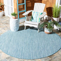 SAFAVIEH Outdoor Round Rug 9' by Unknown