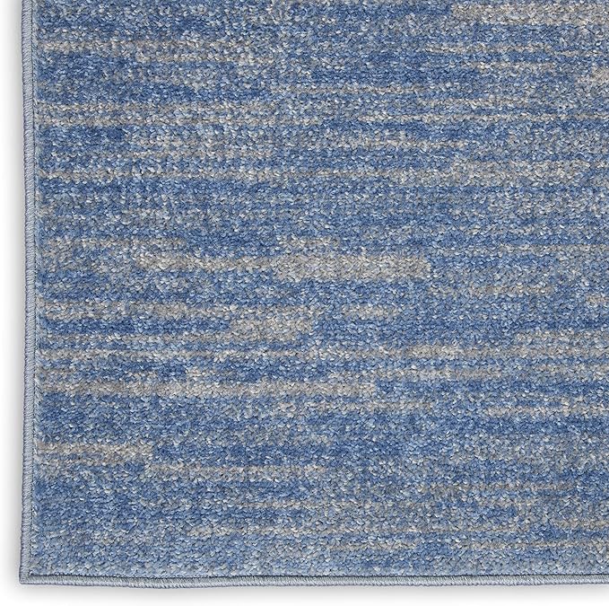 Nourison Home Nourison Essentials Blue Grey 10' x 14' Area Rug - Image 8
