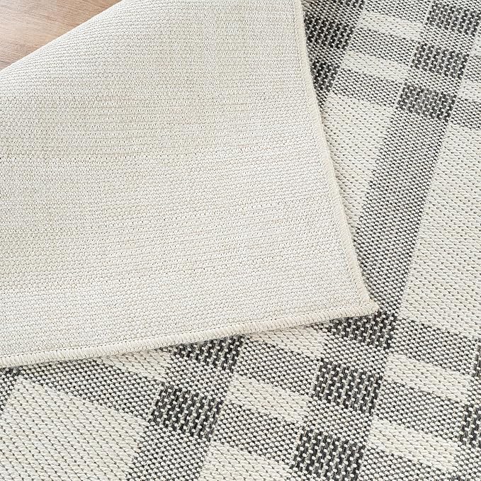 CAMILSON Easy Jute Rug 2x3, Indoor Outdoor Off-White Color Fiber Area Rugs - Image 7