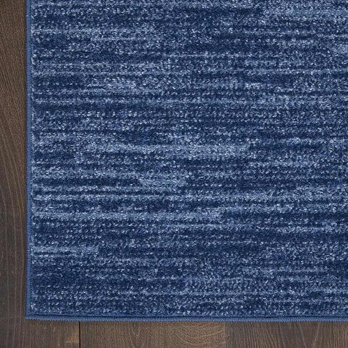 Nourison Home Nourison Essentials Navy Blue 8' x 10' Area Rug - Image 6