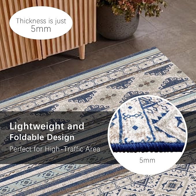 RUGSURE Washable Area Rugs 2'6'' x 8' - Image 5