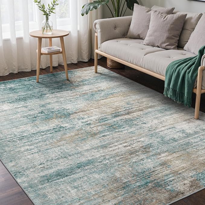 BEIMO Area Rugs 3x5 for Living Room Bedroom, Modern Abstract Machine Washable by BEIMO