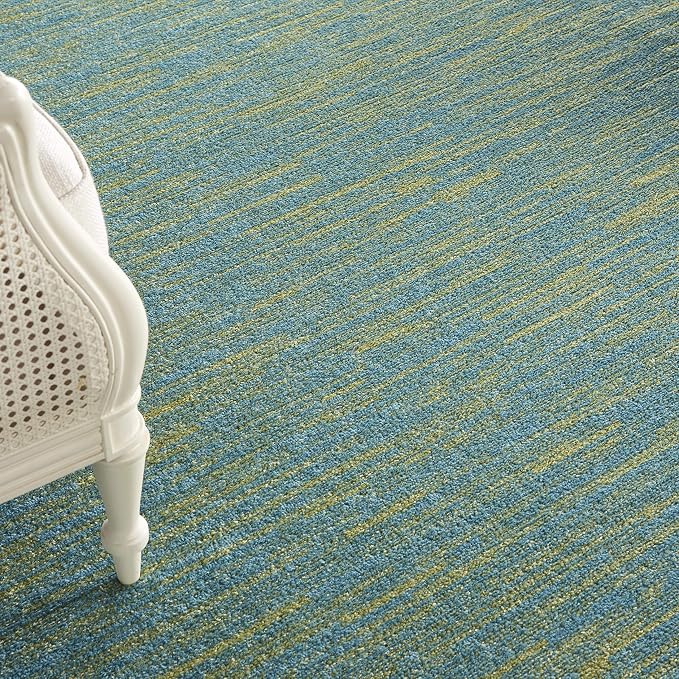 Nourison Home Nourison Essentials Blue Green 8' x 10' Area Rug - Image 2