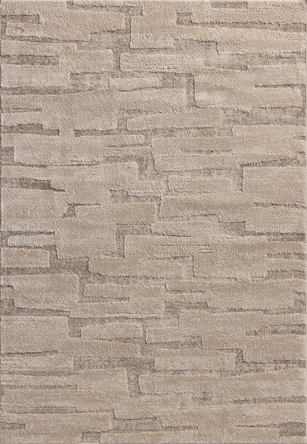 Loloi Amber Lewis Monty Collection MOT-04 Taupe/Beige 2'-7" x 8'-0", .50" Pile - Image 2