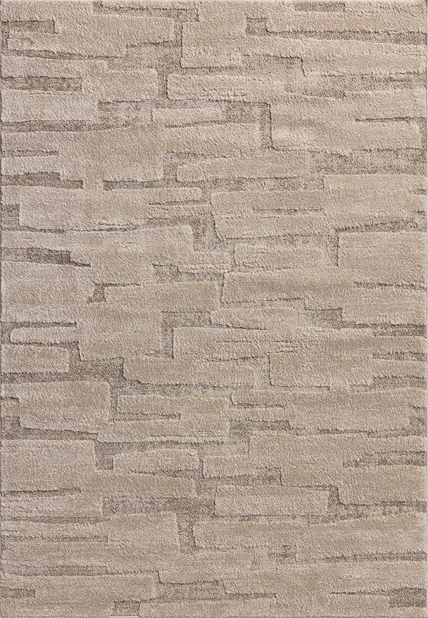 Loloi Amber Lewis Monty Collection MOT-04 Taupe/Beige 2'-7" x 4', .50" Pile - Image 3