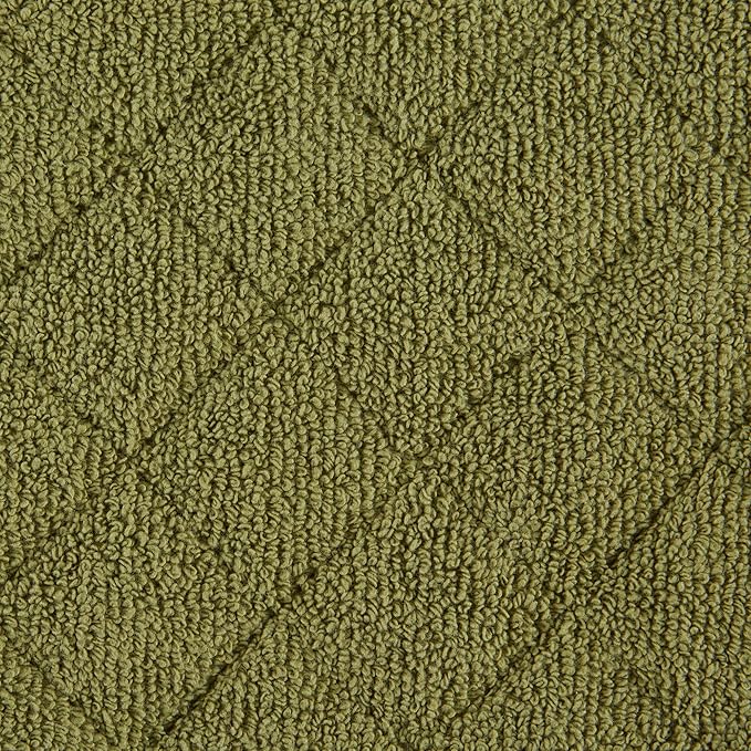 DII Basic Terry Collection 100% Cotton Quilted, Oven Mitt, Antique Green - Image 2