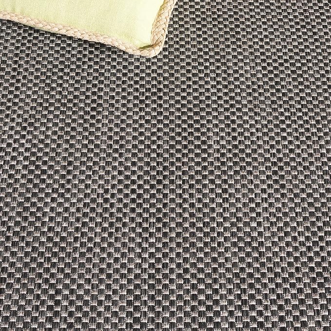 SAFAVIEH Courtyard Collection 2'3" x 20' Black/Beige CY8521 Indoor/ Outside - Image 6