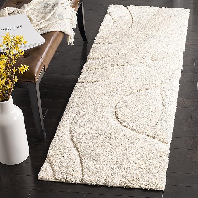 SAFAVIEH Florida Shag Collection Runner Rug - Image 2