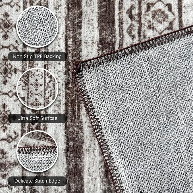 RUGSURE Washable Area Rugs 9' x 12' - Image 6