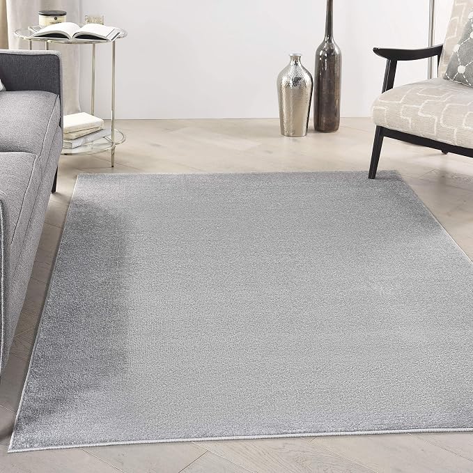 Nourison Home Nourison Essentials Silver Grey 5' x 8' Area Rug by NourisonHome