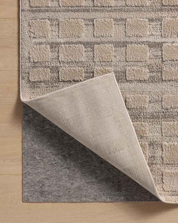 Loloi Amber Lewis Monty Collection MOT-06 Pebble/Beige 5'-3" x 7'-6", .50" Pile - Image 7
