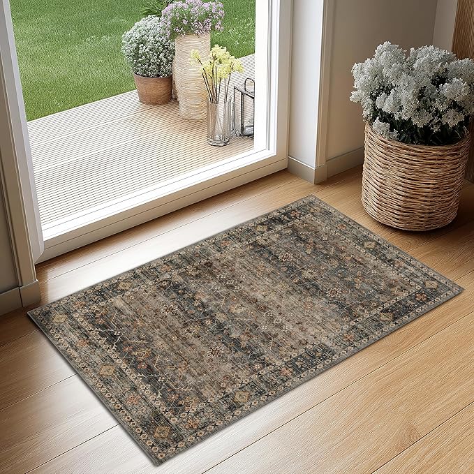Ruaruarug Washable Area Rug 2x3 by Ruaruarug
