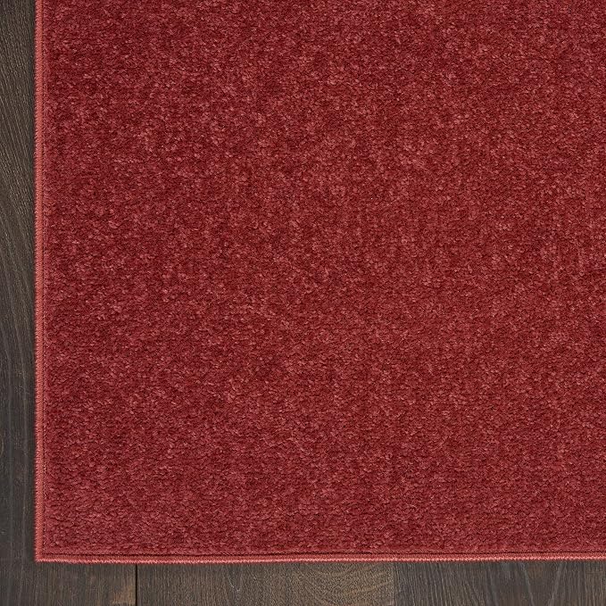 Nourison Home Nourison Essentials Brick Red 4' x 6' Area Rug - Image 6