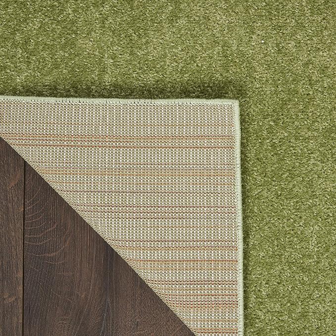 Nourison Home Nourison Essentials Green 2'2" x 20' Area Rug - Image 7