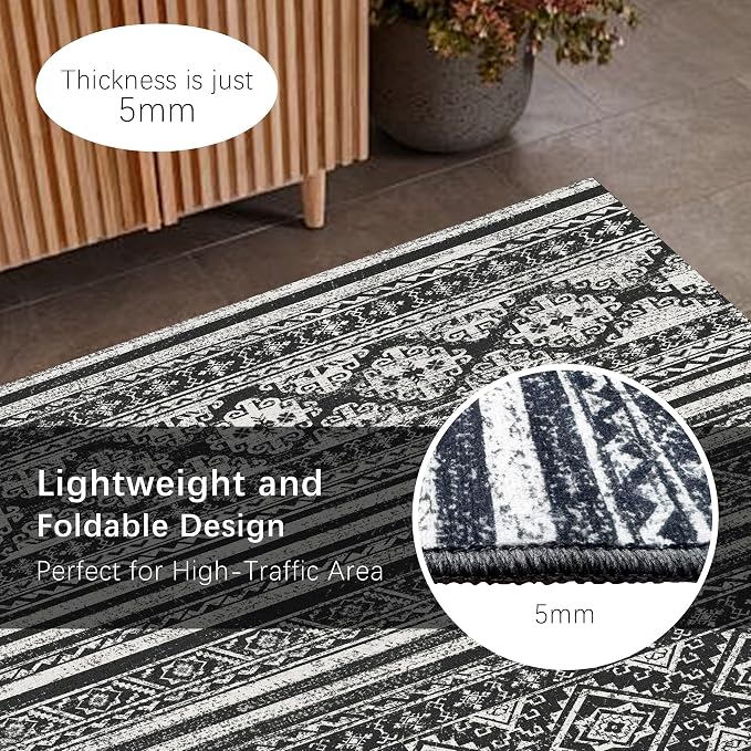 RUGSURE Washable Area Rugs 2'6'' x 8' - Image 5