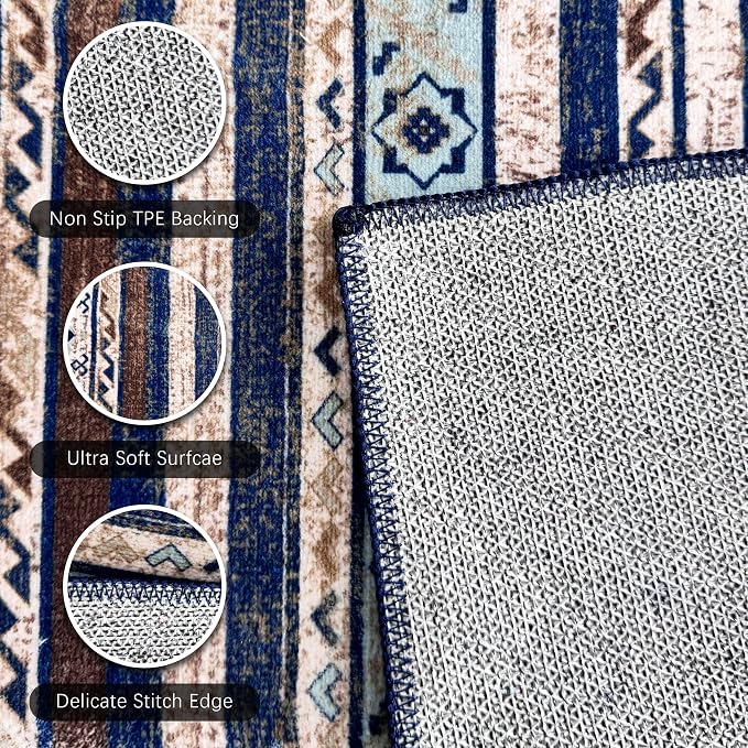 RUGSURE Washable Area Rugs 2'6'' x 8' - Image 6