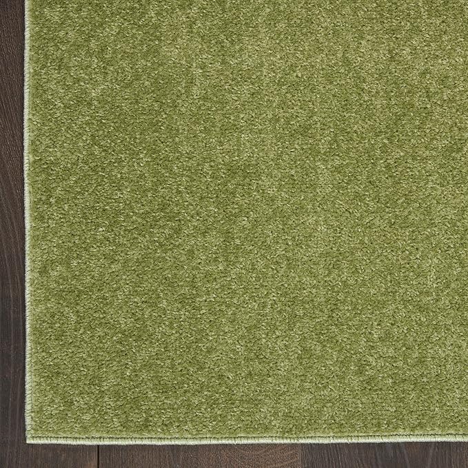 Nourison Home Nourison Essentials Green 2'2" x 20' Area Rug - Image 4