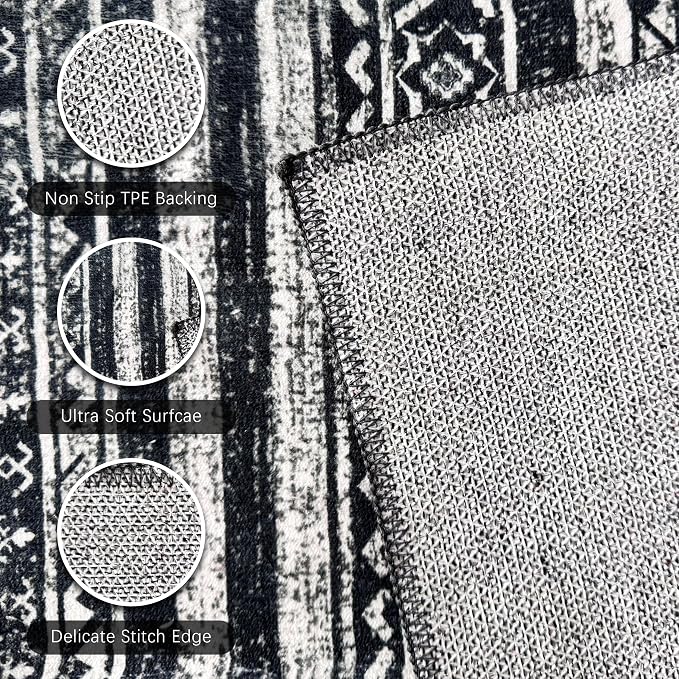 RUGSURE Washable Area Rugs 2'6'' x 8' - Image 6