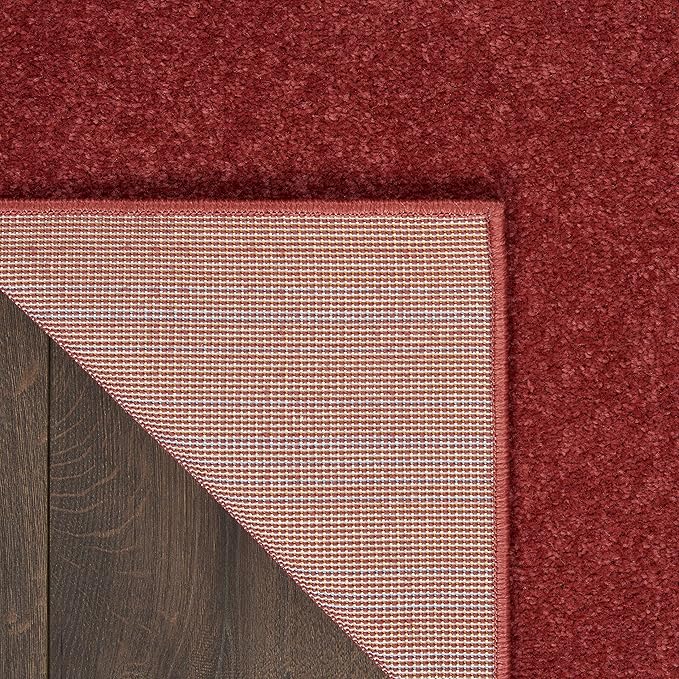 Nourison Home Nourison Essentials Brick Red 4' x 6' Area Rug - Image 5