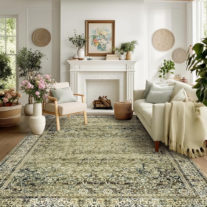 BILEEHOME Washable 6x9 Area Rugs by BILEEHOME
