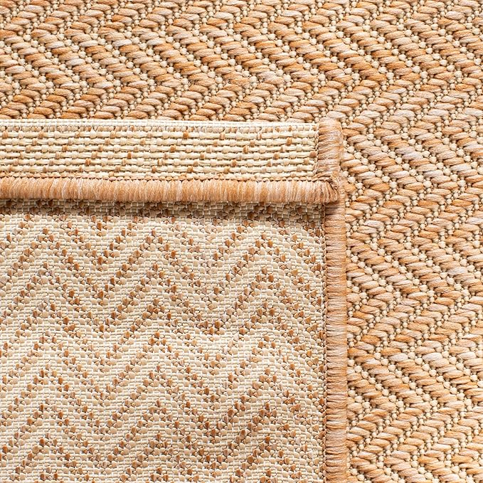 SAFAVIEH Outdoor Square Rug 4' - Image 6