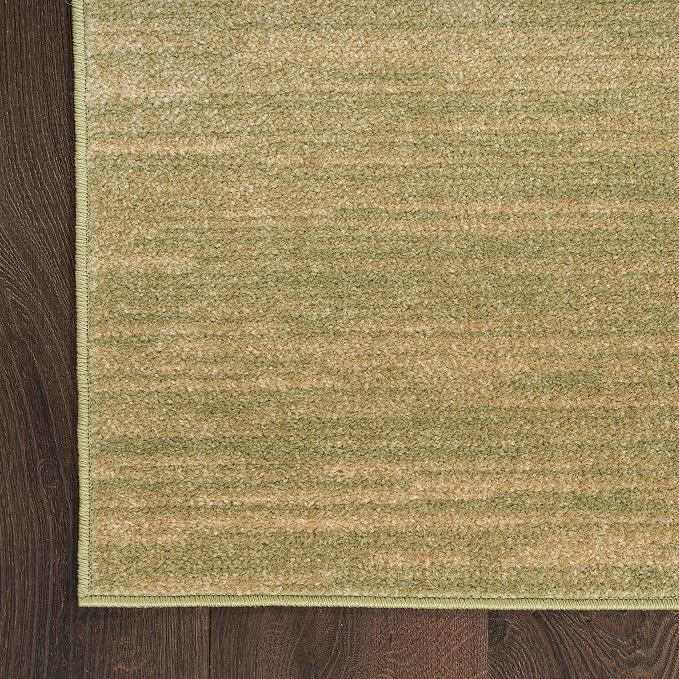 Nourison Home Nourison Essentials Green Gold 2'2" x 10' Area Rug - Image 4